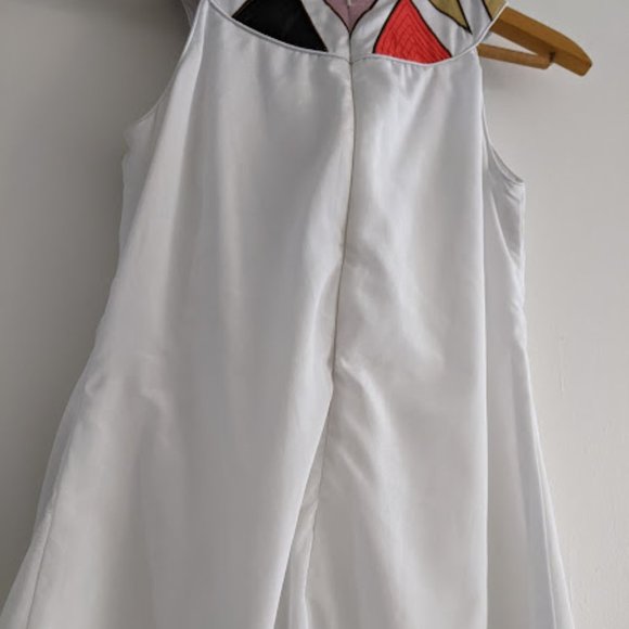 People's Market White Dress with Large Owl Size S - Picture 4 of 11